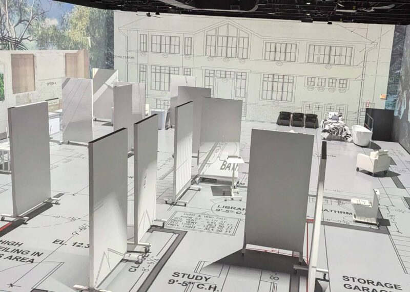 Transform drawings and layouts into visual walk-through experiences that help clients understand spaces before construction begins.