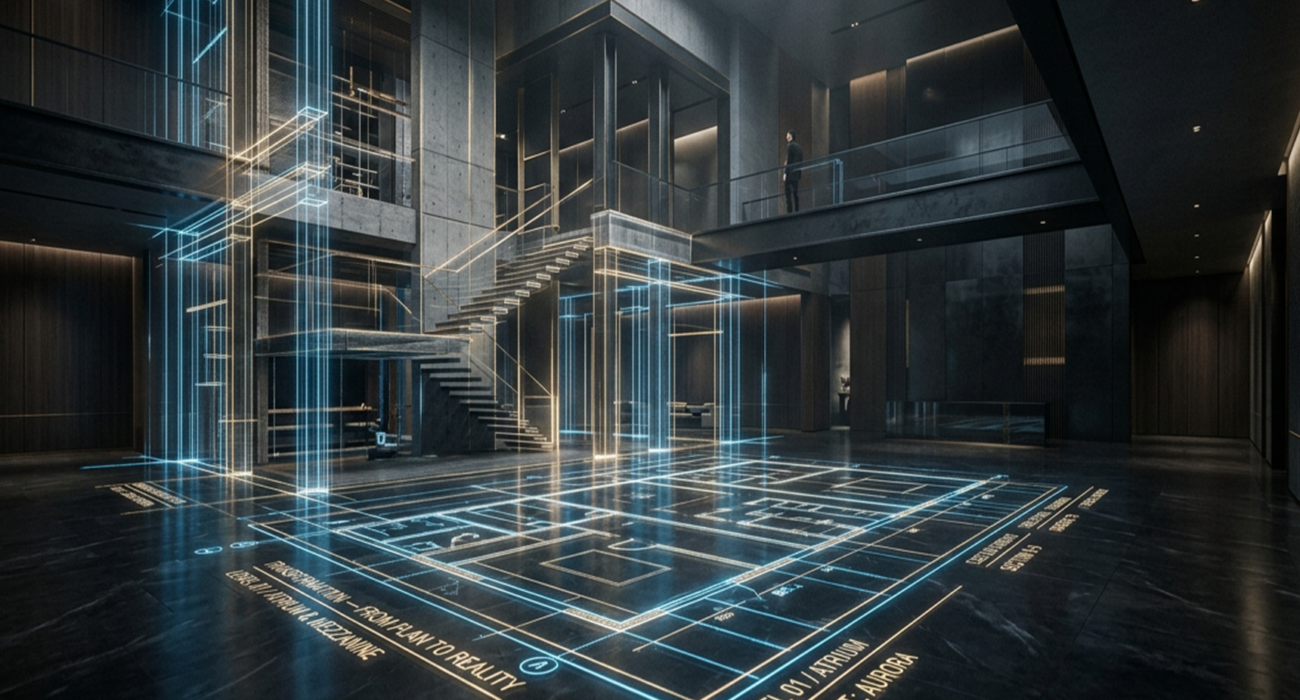 Transform drawings and layouts into visual walk-through experiences that help clients understand spaces before construction begins.